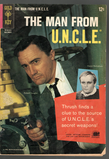1965 Silver Age Gold Key Comic Book The Man From Uncle #3 Good/VG Condition
