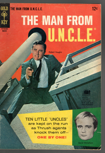 1966 Silver Age Gold Key Comic Book The Man From Uncle #5 VG+/- Condition