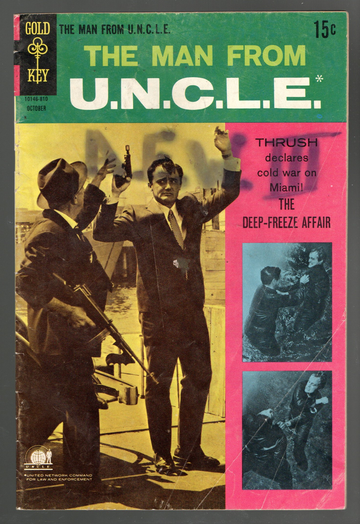 1969 Gold Key Comic Book The Man From Uncle #20 Good+ Condition