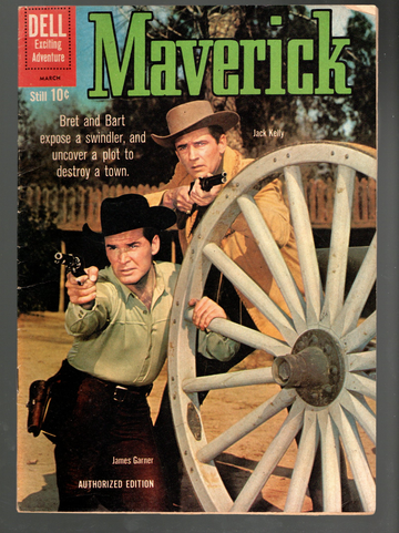 1960 Dell Comic Book Exciting Adventure Silver Age Maverick #14 VG++