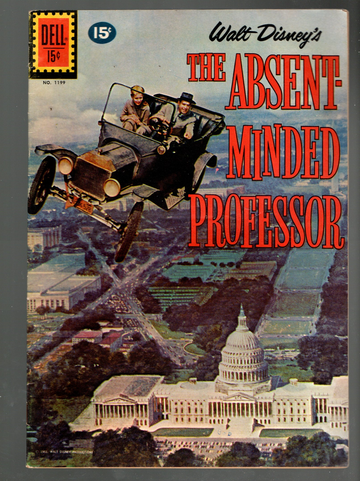 1961 Dell 4 Color Silver Age Comic #1199 Version "A" The Absent Minded Professor Condition