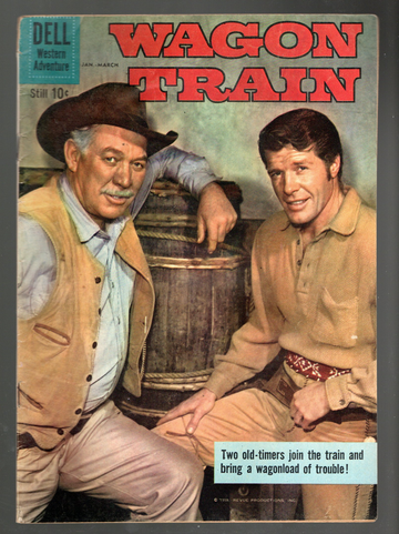 1960 Dell Comic Book Western Adventure Wagon Train #4 VG++