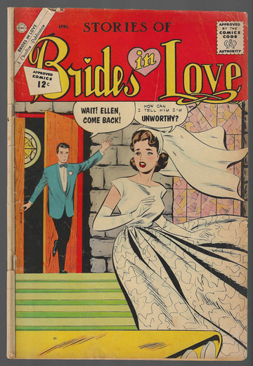 1962 Charlton Comic Golden Age Stories Of Brides In Love #29 VG