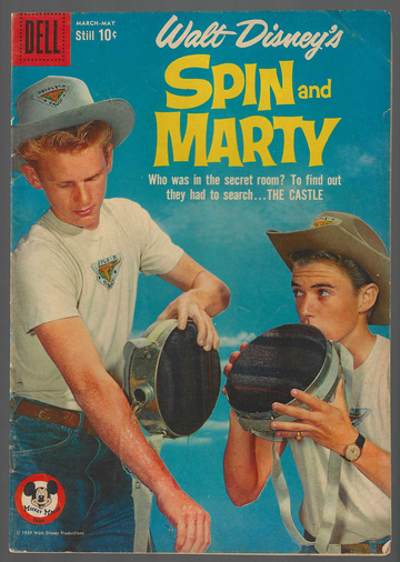 1955 Dell Golden Age Comic Book Spin & Marty #9 FINE +/- Condition