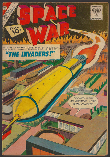 1961 Charlton Comics Book Golden Age Space War #11 Good/Vg 