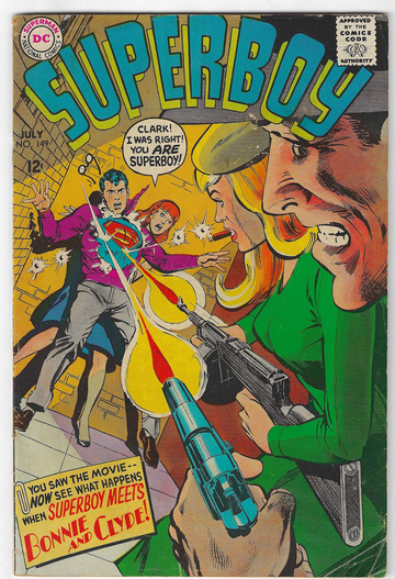 1969 DC Silver Age Comic Book Superboy #149 VG/F Condition