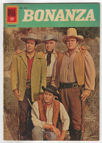 1960 Dell Four Color #1221 Bonanza Comic Book Silver Age VG+/-Condition