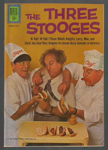 1961 Dell Comic TV Adventure The Three Stooges #10 VF- Condition 