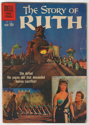 1956 Dell Comic Movie Classic 4 Color #1144 The Story of Ruth Nice Mid Grade +/-