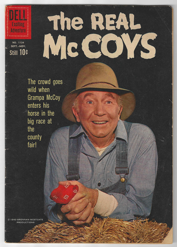 1961 Dell Comic Exciting Adventure Four 4 Color #1134 The Real McCoys VG+/F- Condition Toth Art