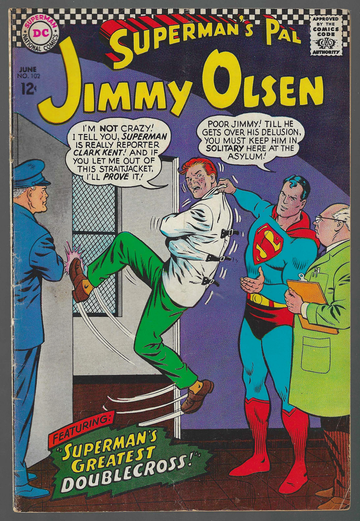 1967 DC Comics Silver Age Superman's Pal Jimmy Olsen Run 6 Ea #102, 103X 2, 105, 106, 108 X 2 AVG VG-