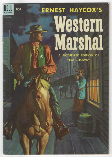 1954 Dell Golden Age Comic Book Four Color #534 Copy #2 Ernest Haycox's Western Marshall VF-