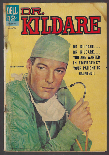 1964 Golden Age Dell Comic Book Dr. Kildare #4 Low Grade Condition