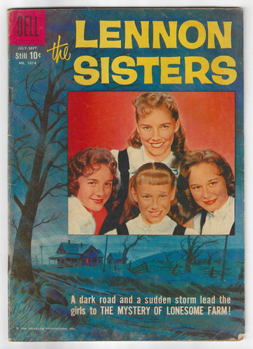 1959 Golden Age Dell Four Color Comic #1014 The Lennon Sisters Toth Art VG+ Condition