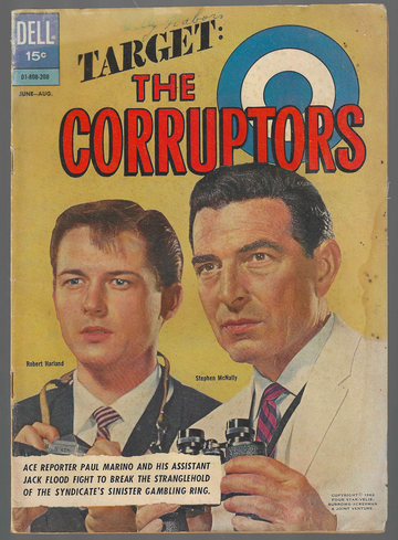 1962 Golden Age Dell Comic Target: The Corruptors #2 Good+ Condition