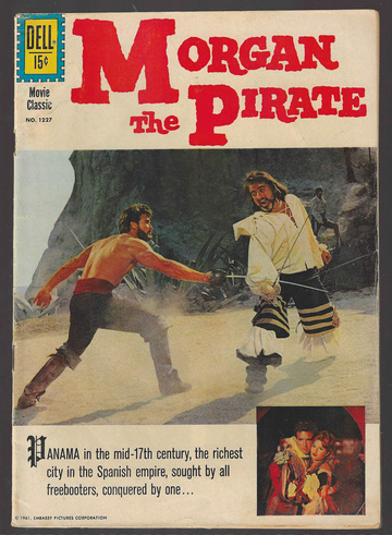 1961 Golden Age Dell Four Color Comic #1227 Morgan the Pirate VG++ Condition