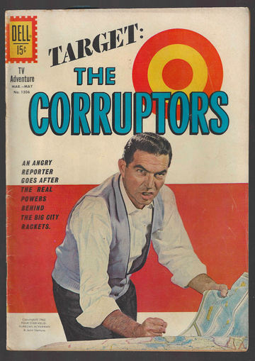 1962 Golden Age Dell Four Color Comic #1306 Target: The Corruptor 1st Appearance VG+ Condition