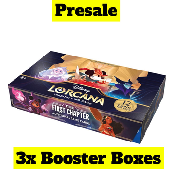PRESALE: 2023 Disney Lorcana Booster Box x3 