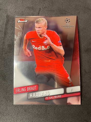 2019-20 Topps UEFA Finest Erling Haaland Rookie