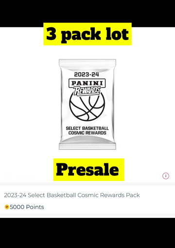 X3 2023-24 Select Basketball Cosmic Rewards Pack NBA SSP Presale