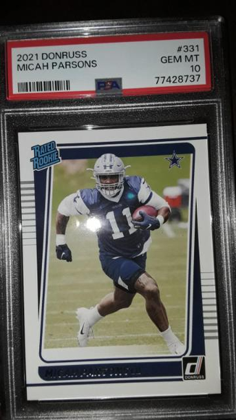 2021 Donruss Micah Parsons Gem Mint 10