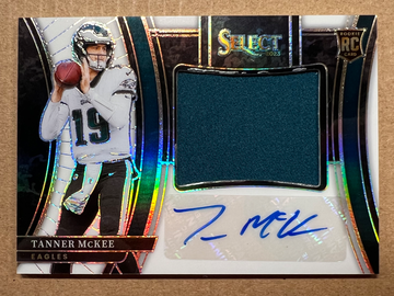 Tanner McKee 2023 Select White RPA /75