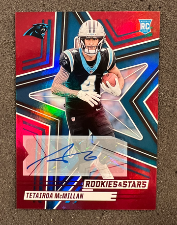 2025 Tetairoa McMillan Red RC Auto