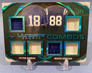 2019 Leaf Peyton Manning -  Marvin Harrison /5
