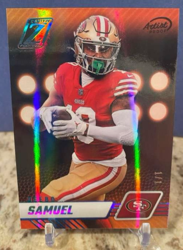 2023 Samuel Deebo 1/1 Platinum Artist Proof