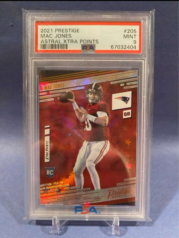 2021 Prestige Mac Jones RC PSA 9