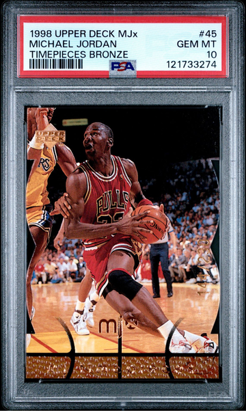 1998 Upper Deck MJx Michael Jordan Timepieces Bronze /230 PSA 10 GEM MINT