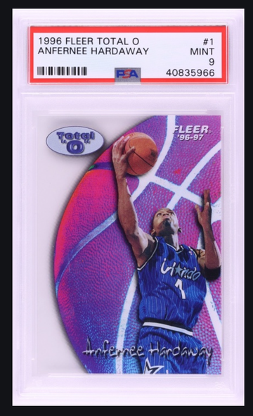 1996 Fleer TOTAL O Anfernee Hardaway #1 PSA 9 MINT