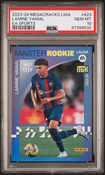 2023 Panini Megacracks Lamine Yamal Rookie PSA 10