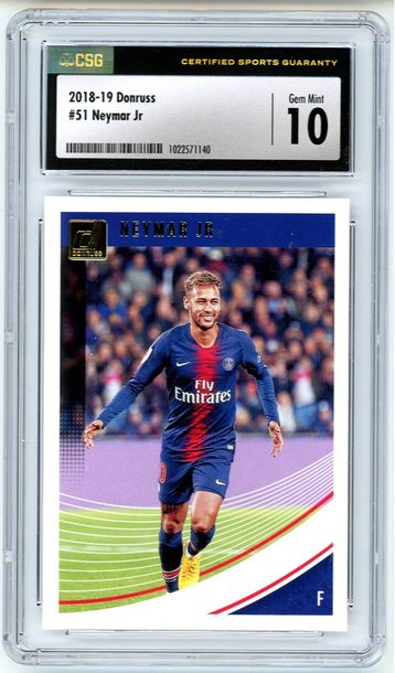 2018-19 Panini Donruss Soccer Neymar Jr. #51 CSG 10
