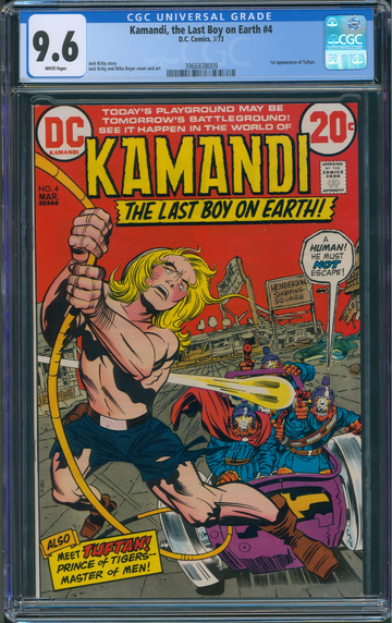Kamandi The Last Boy On Earth #4 3/73 D.C. Comics CGC 9.6 White Pages