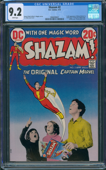 Shazam! #2 4/73 D.C. Comics CGC 9.2 White Pages