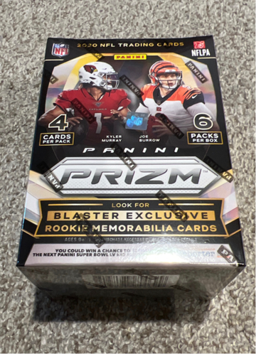 2020 Prizm Football Blaster Box Walmart Lazer