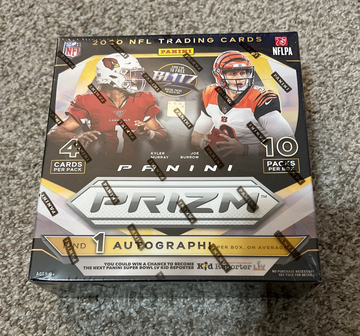 2020 Prizm Football Mega Box Walmart Neon Green