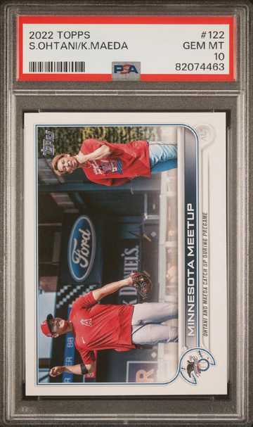 2022 Topps Series 1 Shohei Ohtani / Kenta Maeda  #122 PSA 10 🔥 MVP