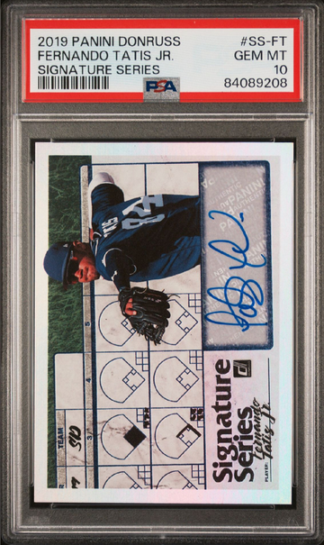 2019 Panini Donruss Fernando Tatis Jr Signature Series #SS-FT Rookie Auto RC 🔥