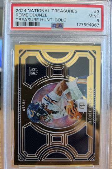 2024 National Treasures ROME ODUNZE Treasure Hunt Gold Rookie Card #2/10