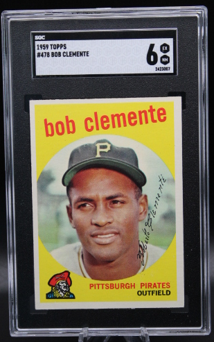 1959 Topps Roberto Clemente SGC 6
