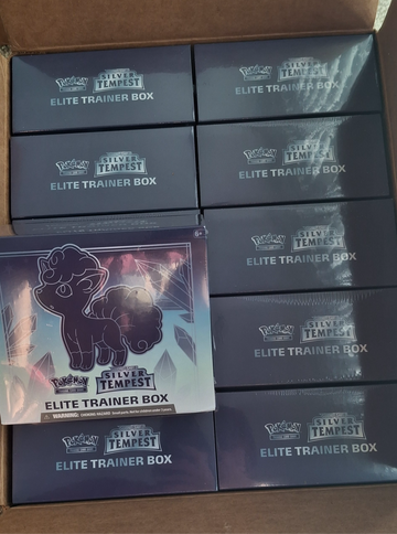 Silver Tempest ETB Sealed 10x