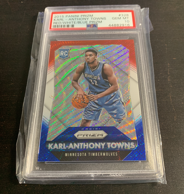 2015 Panini Prizm Karl Anthony Towns RWB Rookie RC