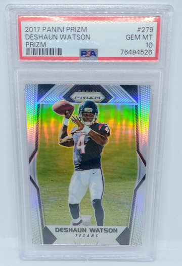 DeShaun Watson 2017 Panini Prizm Silver RC Rookie PSA 10