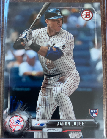 2017 Bowman Aaron Judge RC American League Home Run King!