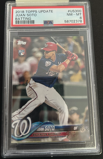 2018 Topps Update Juan Soto PSA 8