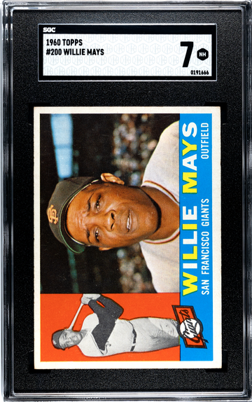 1960 Topps #200 Willie Mays SGC 7