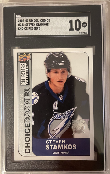2008-09 Upper Deck Collectors Choice Silver Steven Stamkos Rookie SGC 10