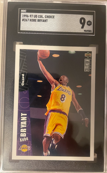 1996-97 Upper Deck Collector's Choice Kobe Bryant Rookie SGC 9